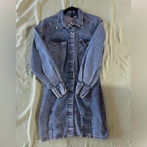 Button up Jean dress